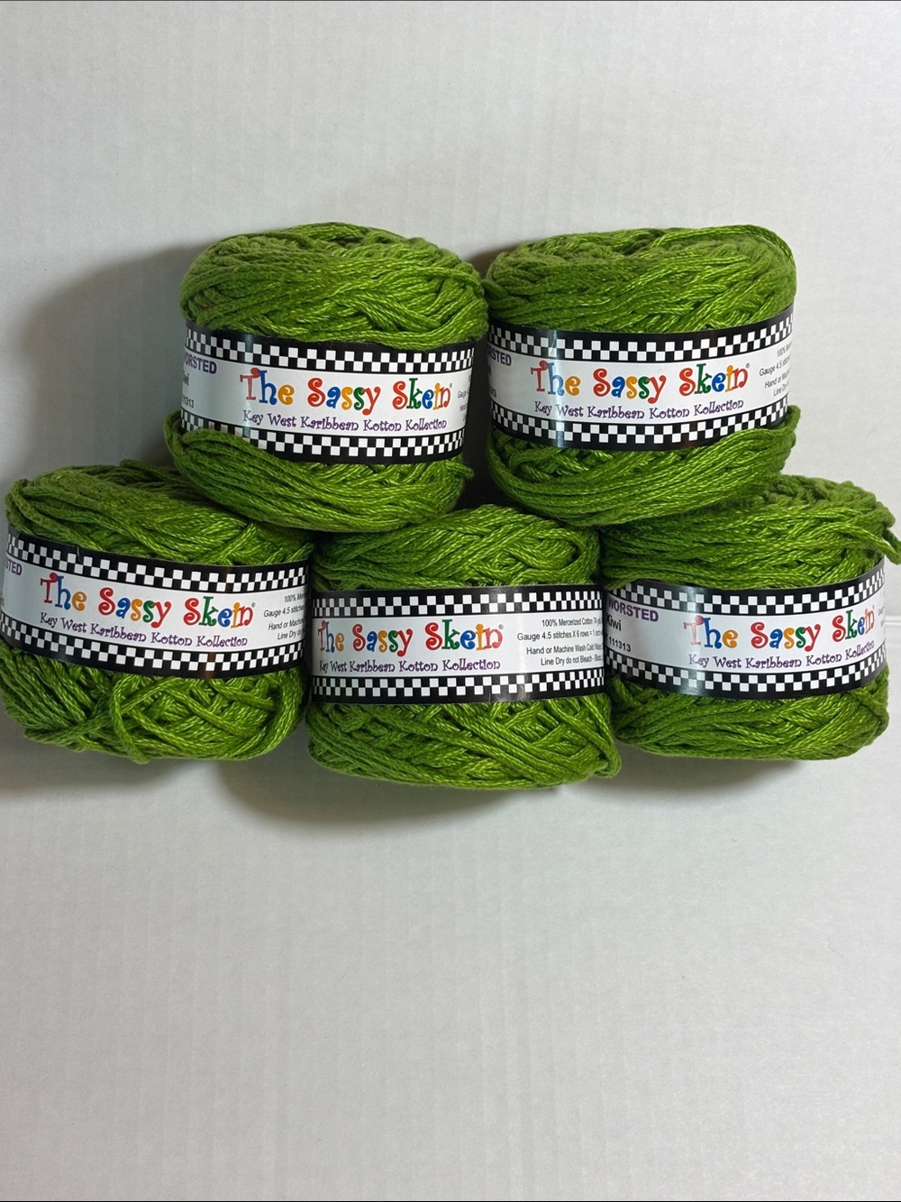 Kiwi Green set of 5